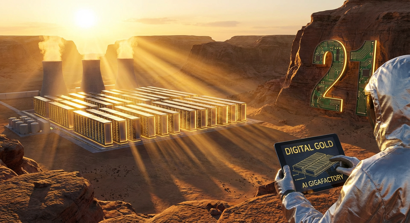El Oro Digital: Por Qué las AI Gigafactories Son el Verdadero Tesoro del Siglo XXI